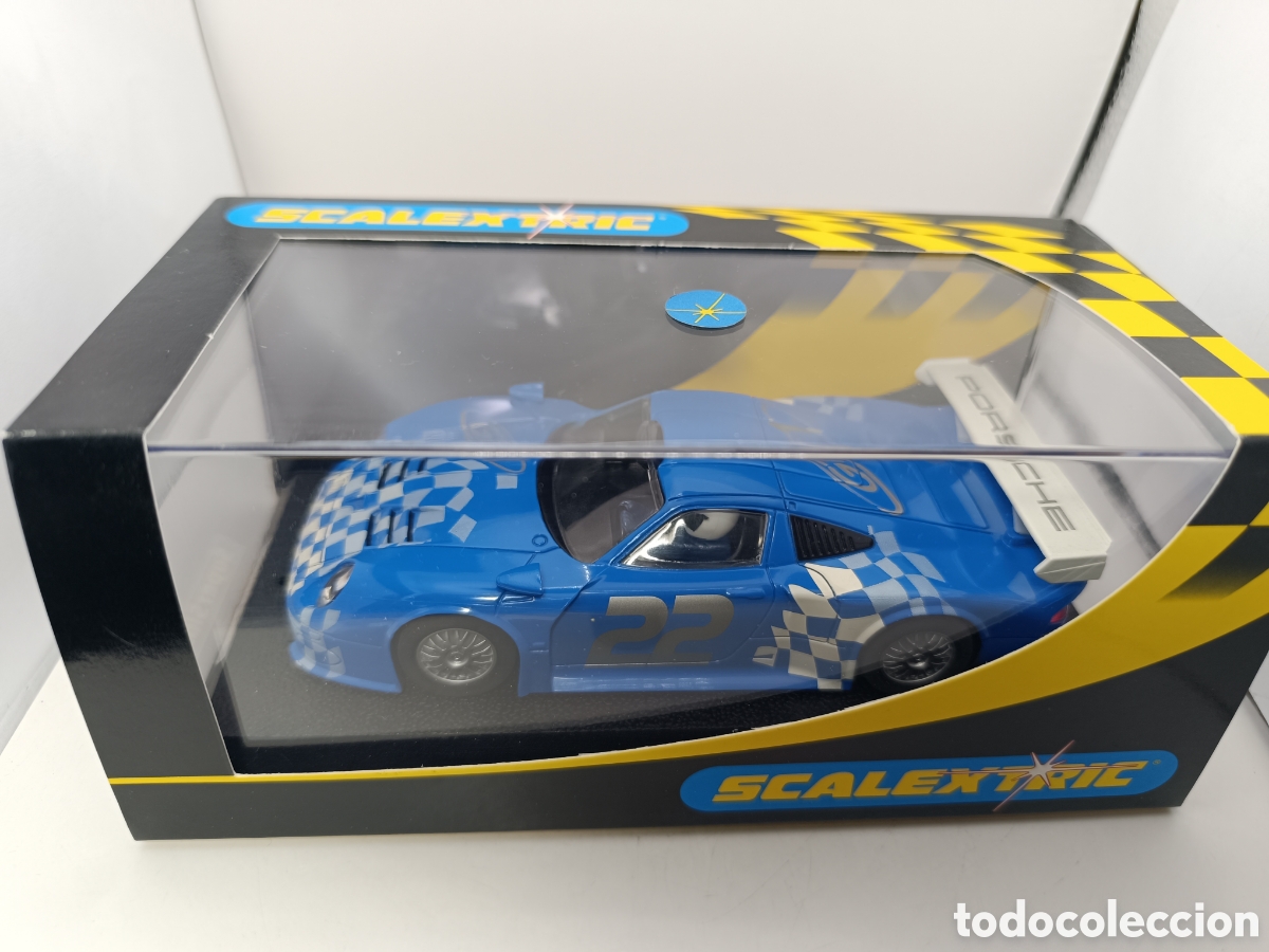 Scalextric: SCALEXTRIC PORSCHE 911 GT1 TOYS R'US BLUE N.22