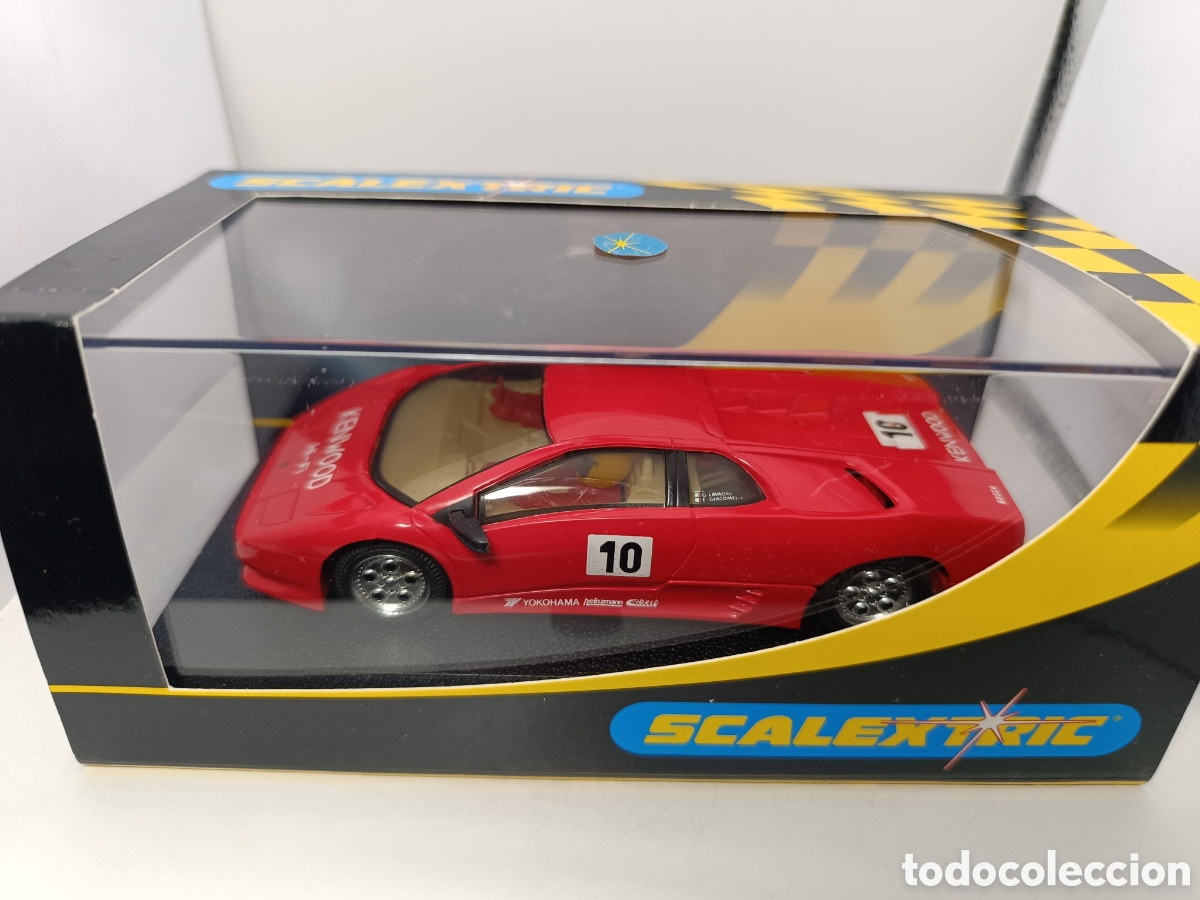 Scalextric: SCALEXTRIC LAMBORGHINI DIABLO ROAD CAR RED KENWOOD N.10