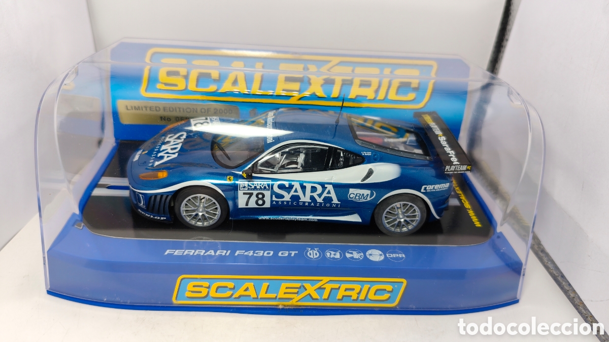 Scalextric: Scalextric uk Ferrari f430 GT n.78 scuderia playteam C2835