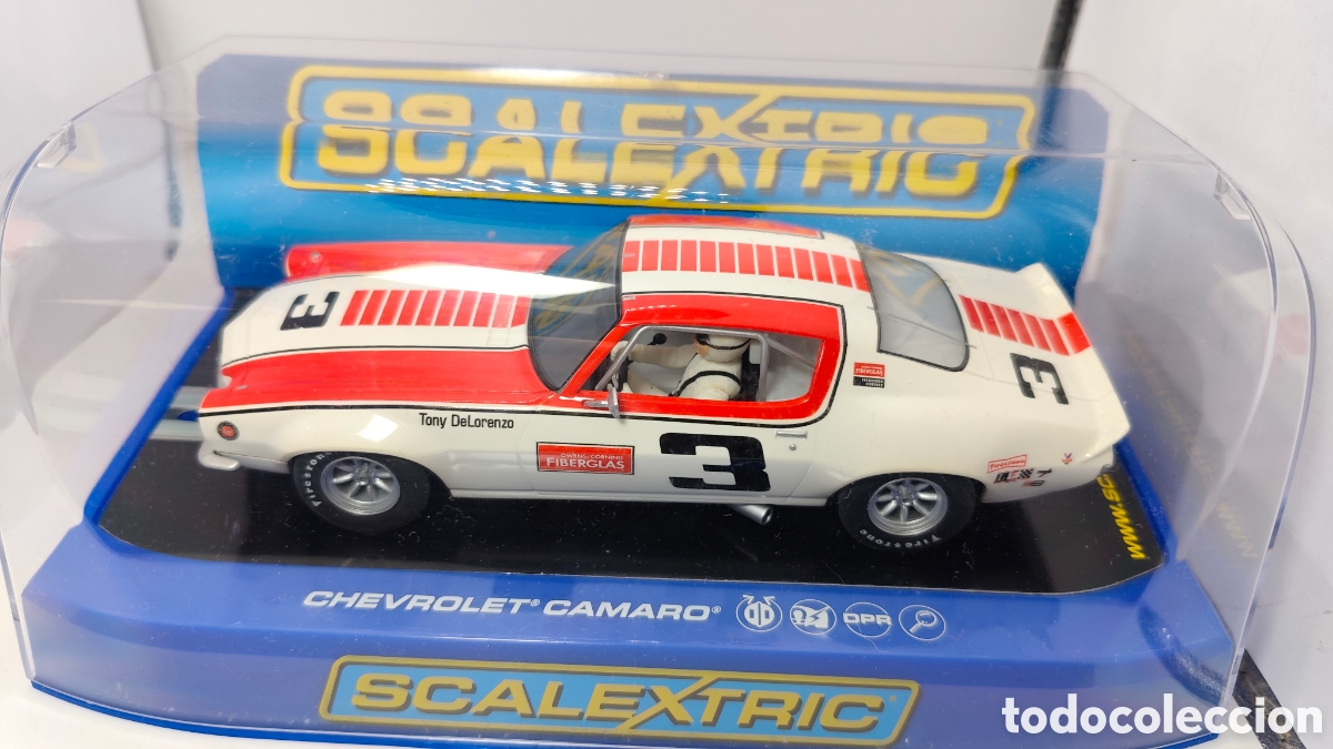 Scalextric: SCALEXTRIC UK CHEVROLET CAMARO 1970 TONY DELORENZO N.3 C3431