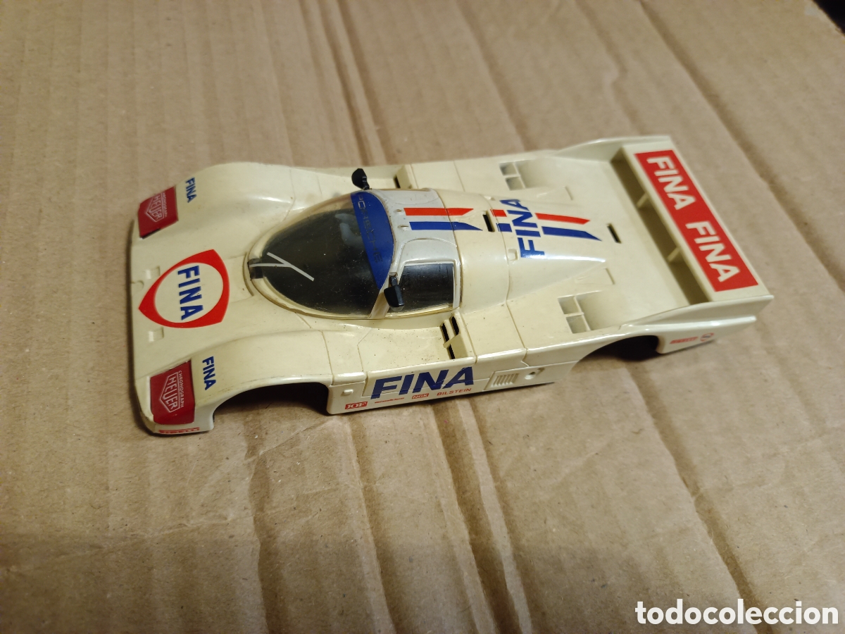 Scalextric: Carroceria y chasis porsche 962 fina superslot , scalextric