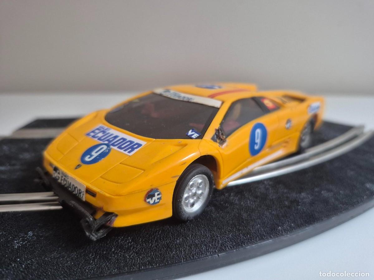 Scalextric: SCALEXTRIC COCHE LAMBORGHINI DIABLO HORNBY MADE IN ENGLAND CON LUCES TUNEADO