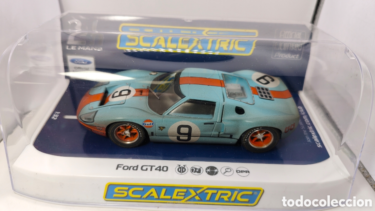Scalextric: SCALEXTRIC UK FORD GT40 24H LE MANS 1968 N.9 C4104