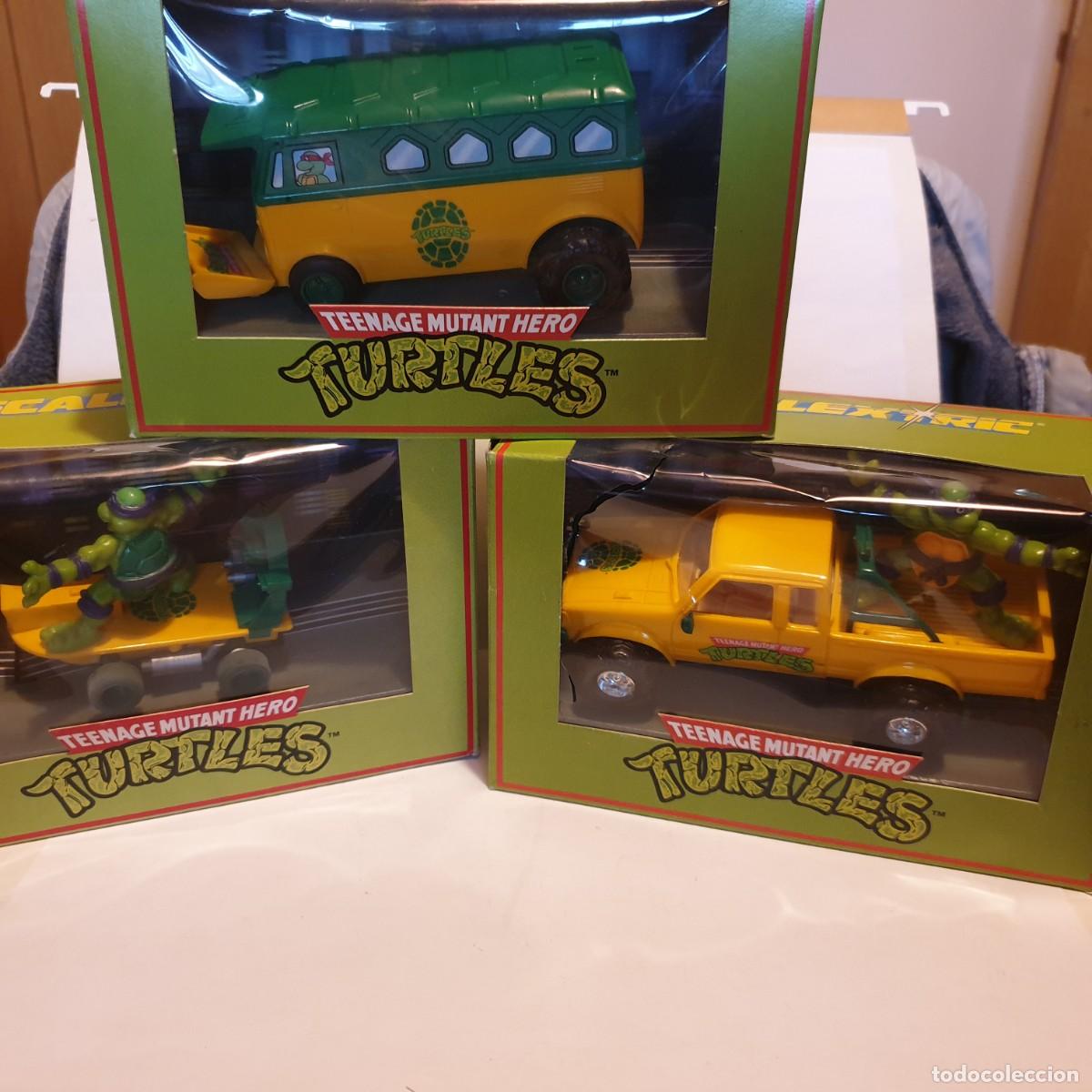 Scalextric: SCALEXTRIC LOTE COCHES TORTUGAS NINJA - Foto 1