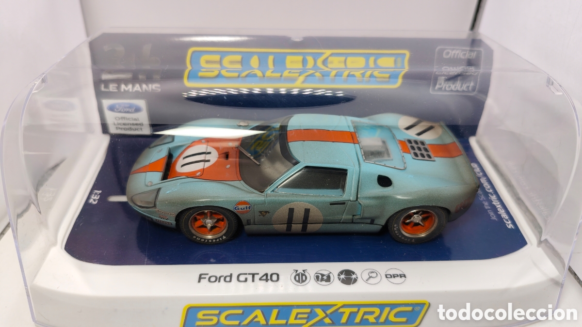 Scalextric: SCALEXTRIC UK FORD GT40 24H LE MANS 1968 N.11 C4106