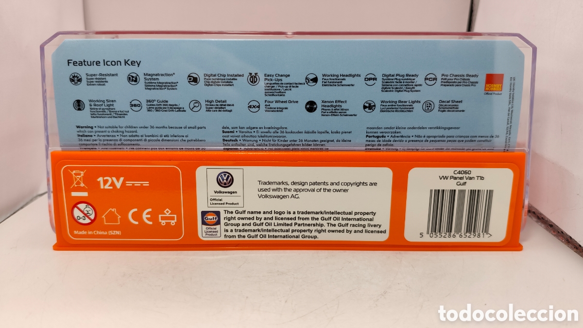 Scalextric: SCALEXTRIC UK VW PANEL VAN T1B GULF C4060 - Foto 4