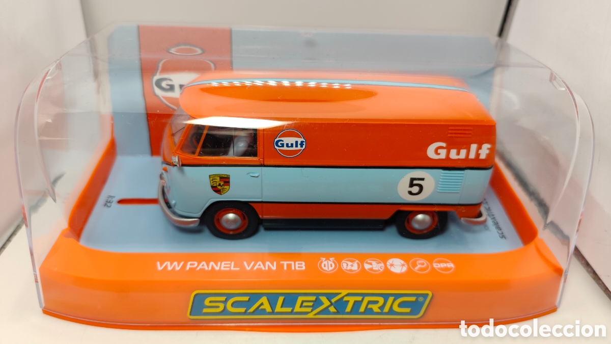 Scalextric: SCALEXTRIC UK VW PANEL VAN T1B GULF C4060 - Foto 1