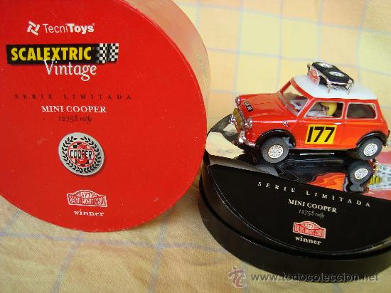 Scalextric: MINI COOPER DE SCALEXTRIC VINTAGE EDICION LIMITADA.COMPLETO - Foto 1