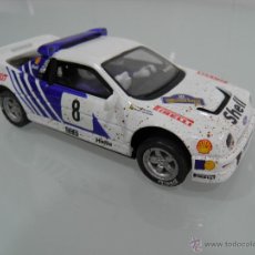 Scalextric: SLOT, SCX, SCALEXTRIC, FORD RS 200 Nº 8 SHELL, KALLE GRUNDELL, RALLY SUECIA 1986, EFECTO BARRO