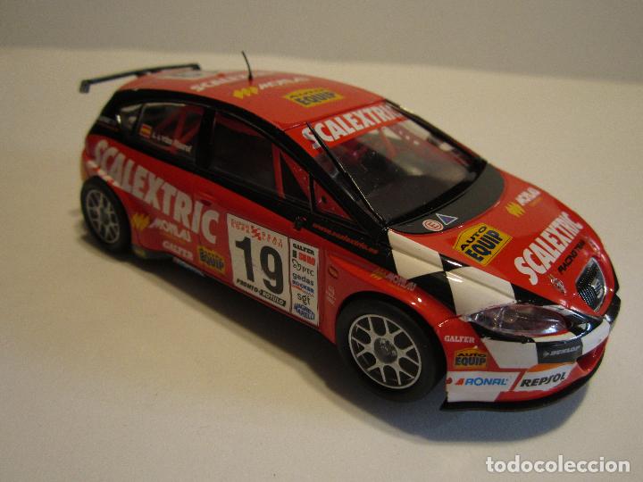 Scalextric: SEAT LEON WTCC SCALEXTRIC NUEVO - Foto 1