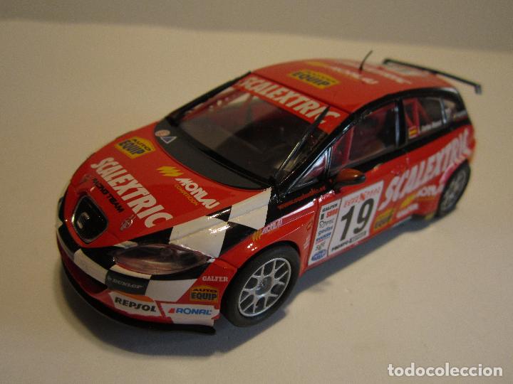 Scalextric: SEAT LEON WTCC SCALEXTRIC NUEVO - Foto 2