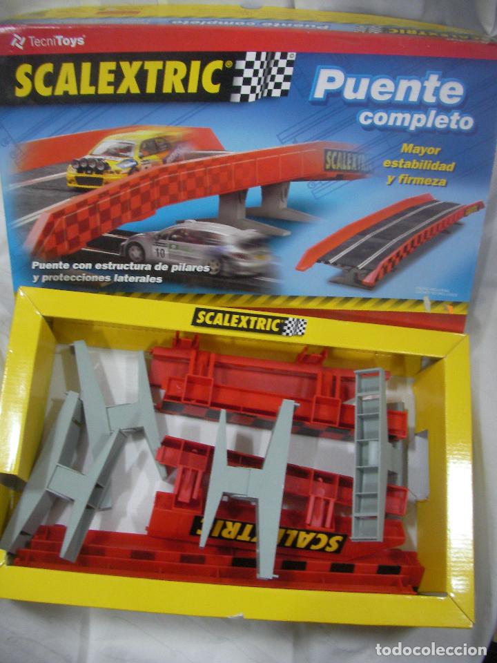 Scalextric: PUENTE COMPLETO SCALEXTRIC - Foto 1