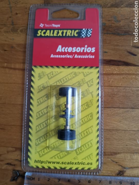 Scalextric: Tren de ruedas posterior tipo 7 Fiat Abarth. Ref. 8847
