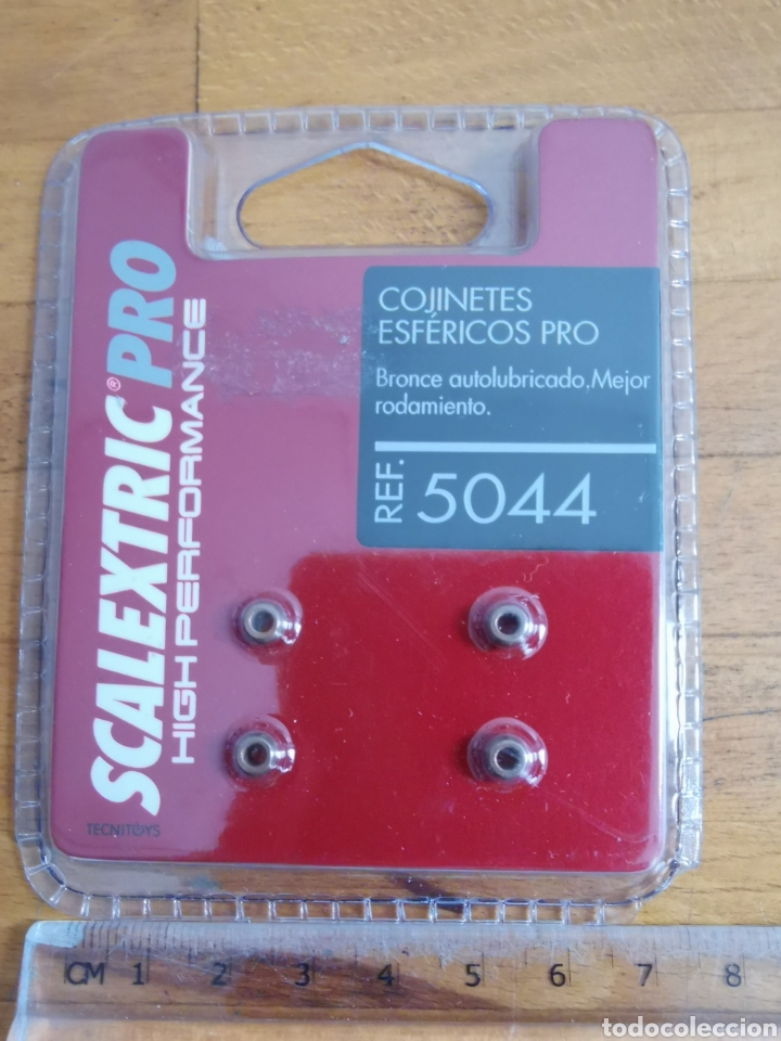 Scalextric: 4 Cojinetes esf&eacute;ricos pro de bronce ref. 5044 scalextric Tecnitoys 2006