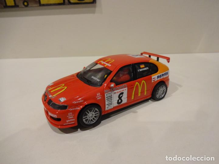SCALEXTRIC. ALTAYA. SEAT LEON MCDONALS. COLECCIÓN SEAT SPORT (Juguetes - Slot Cars - Scalextric Tecnitoys)