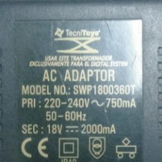 Scalextric: AC ADAPTADOR- SCALEXTRIC DIGITAL SYSTEM - 220/18V- 260MA TECNI TOYS. Lote 261190575