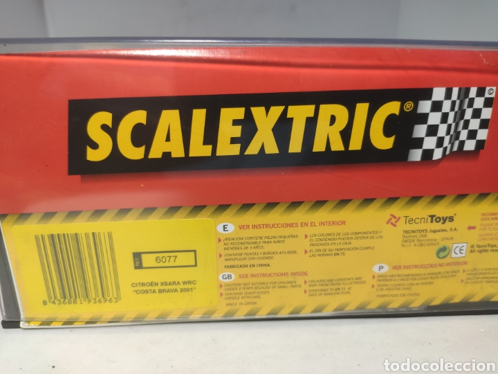 Scalextric: SCALEXTRIC CITROEN XSARA WRC COSTA BRAVA 2001 TECNITOYS REF. 6077 - Foto 7 - 290167663