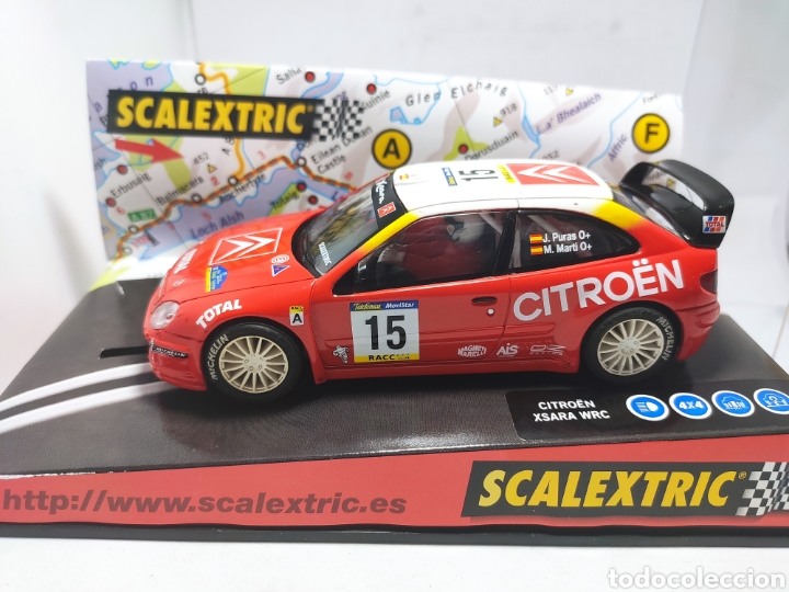 SCALEXTRIC CITROEN XSARA WRC COSTA BRAVA 2001 TECNITOYS REF. 6077 (Juguetes - Slot Cars - Scalextric Tecnitoys)
