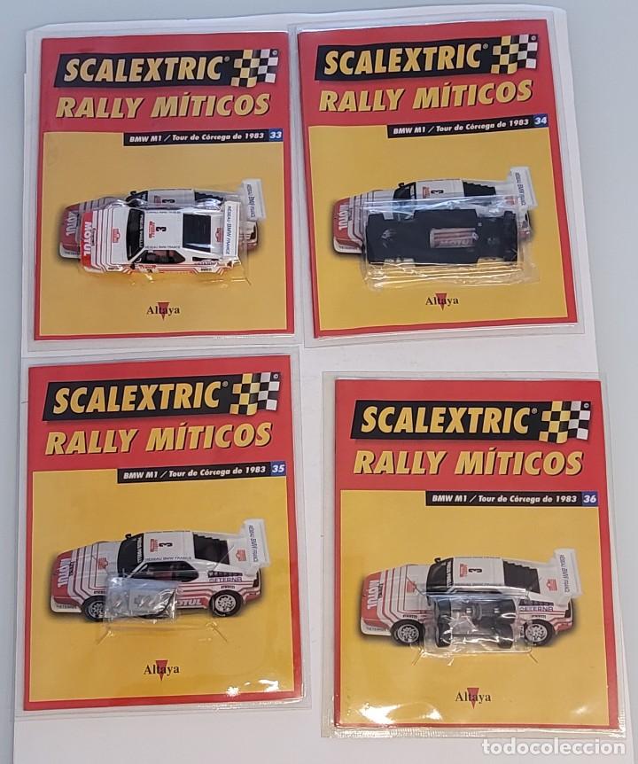 Scalextric: SCALEXTRIC ALTAYA RALLY MÍTICOS BMW M1 /TOUR DE CÓRCEGA DE 1983 COMPLETO FASCÍCULOS 33-36 - Foto 1 - 303970578