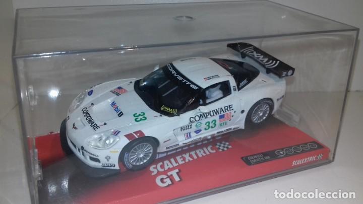 Scalextric: SCALEXTRIC Corvette C6R con expositor, con luz - Foto 1