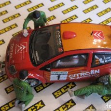 Scalextric: SCALEXTRIC : MECANICOS DE BOXES MAS CITROEN C2 WRC PAYPAL AMIGO. Lote 342674583