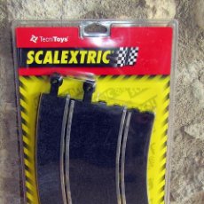 Scalextric: SCALEXTRIC TECNITOYS - 2 UNIDADES CURVA EXTERIOR - REF. 8402 - BLISTER NUEVO, SIN ABRIR