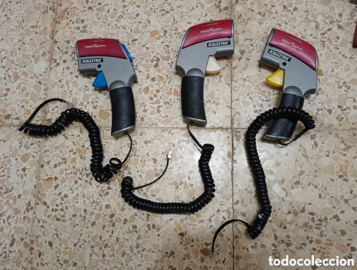 Scalextric: Lote 3 mandos scalextric digital, digital system - Foto 1