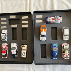 Scalextric: MALETIN SCALEXTRIC CON 9 COCHES. Lote 400312609