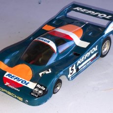 Scalextric: SCALEXTRIC EXIN SRS COCHE PORSCHE 956 REPSOL SLOT CAR 1:32 MADE IN SPAIN AÑOS 80