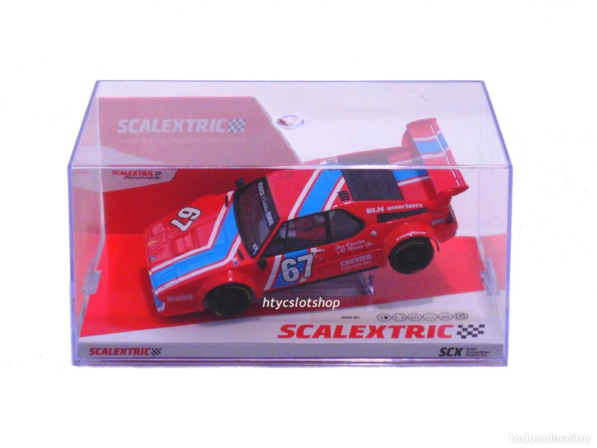 Slot car scalextric Advance E10452S300 BMW M1 Crevier Racing