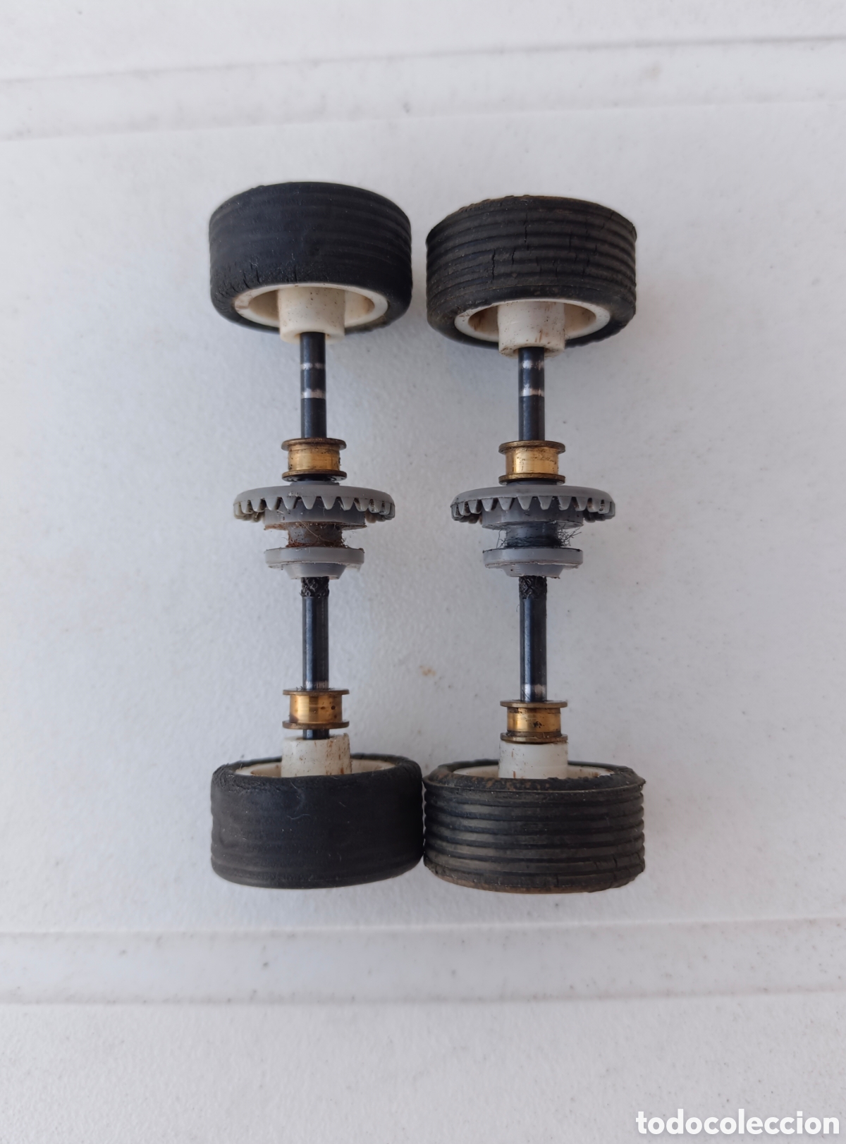 Scalextric: Pareja ejes efecto barro rallye 4x4 scalextric - Foto 2