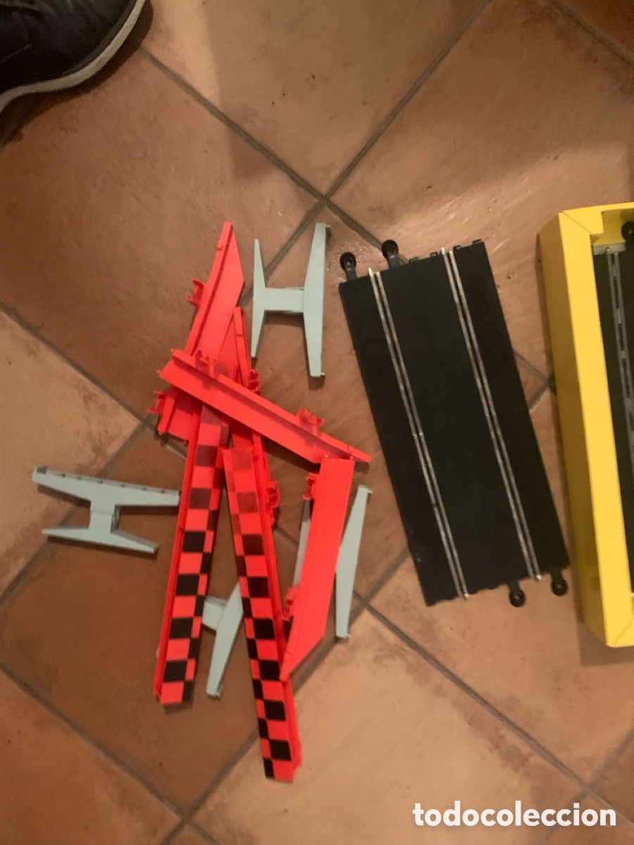 Scalextric: PUENTE COMPLETO SCALEXTRIC TECNITOYS REF 8807 - Foto 6