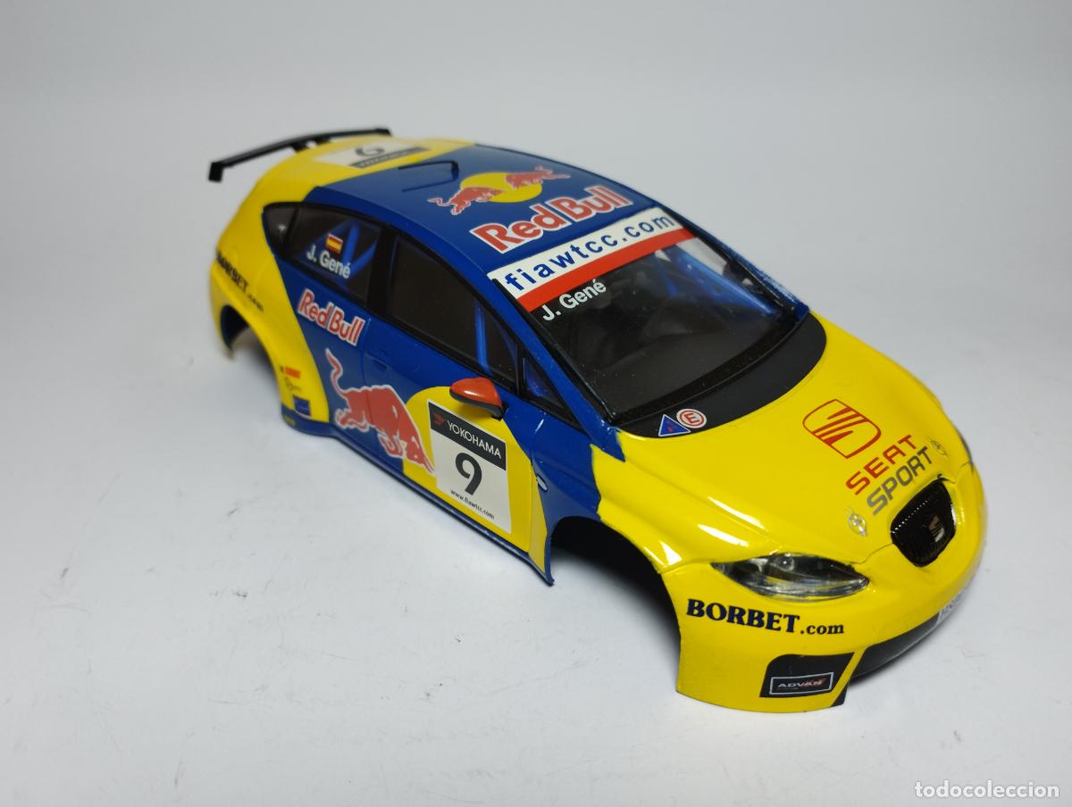 Scalextric: CARROCERIA SCALEXTRIC SEAT CUPRA LEON RED BULL JORDI GENE WTCC NUEVA