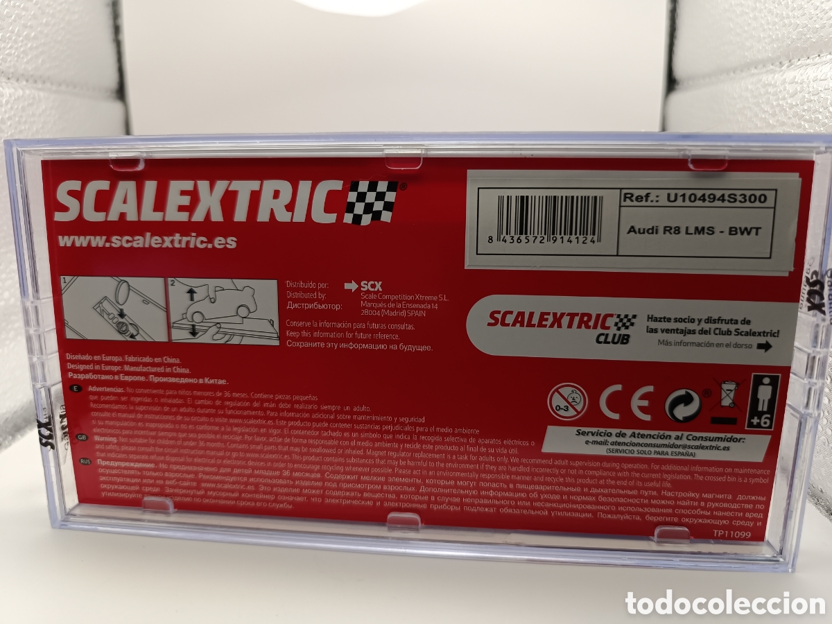 Scalextric: SCALEXTRIC AUDI R8 LMS BWT SCX - Foto 5