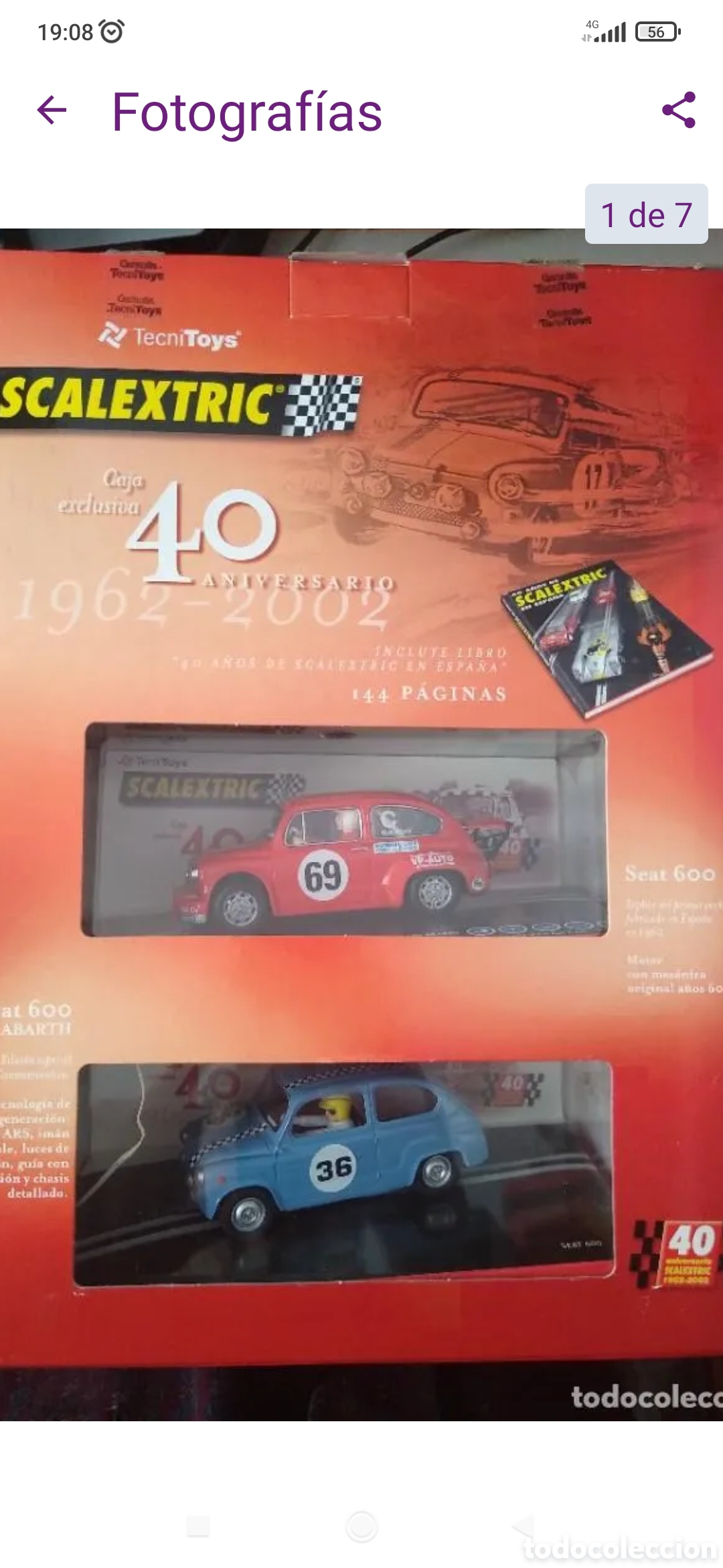 Scalextric: Pack 40 aniversario Scalextric nuevo - Foto 1