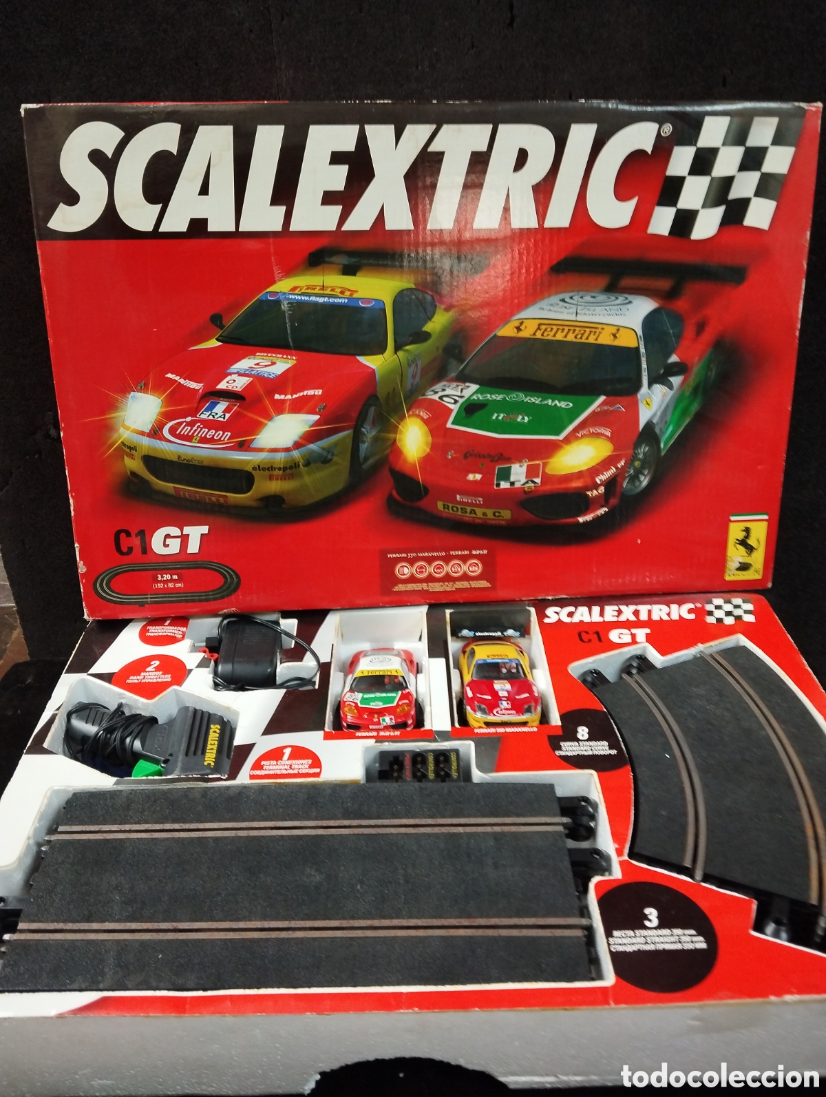Scalextric: SCALEXTRIC COMPLETO C1 GT - Foto 1