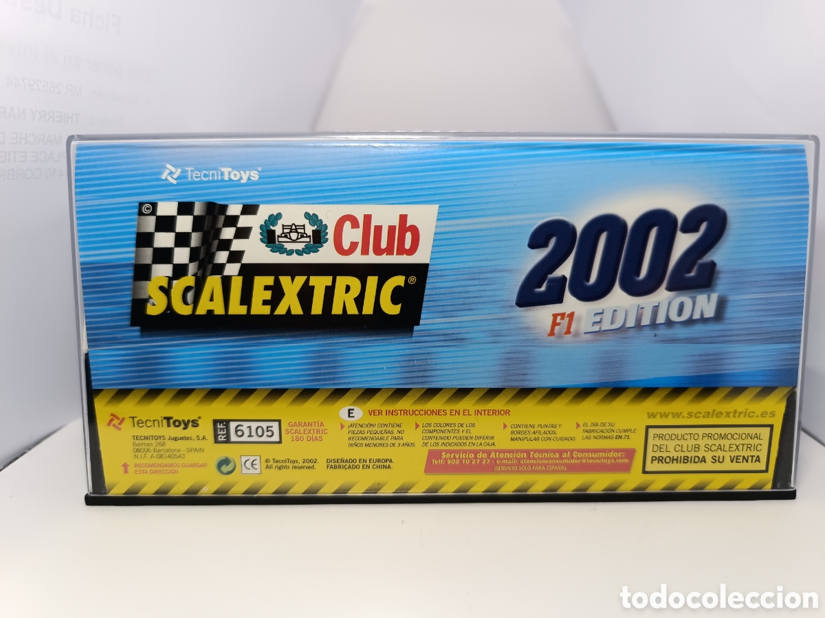 Scalextric: SCALEXTRIC FORMULA 1 CLUB SCALEXTRIC 2002 - Foto 4