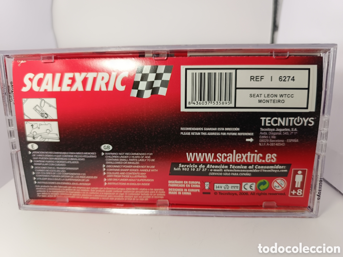 Scalextric: SCALEXTRIC SEAT LE&Oacute;N WTCC MONTEIRO 6274 - Foto 5