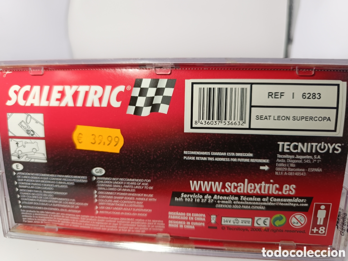 Scalextric: SCALEXTRIC SEAT LE&Oacute;N SUPERCOPA 6283 - Foto 5