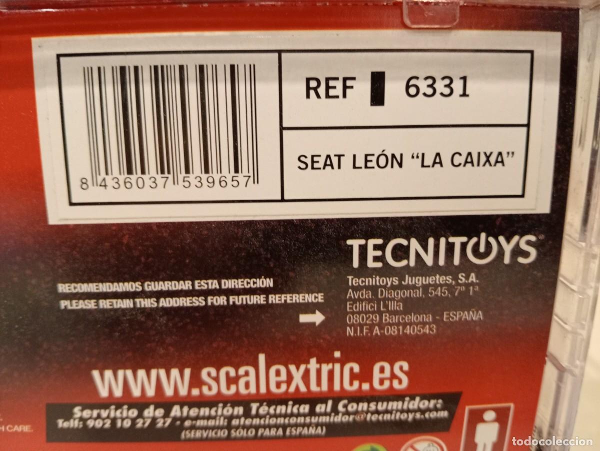 Scalextric: Scalextric. Seat Leon La Caixa. Ref. 6331. - Foto 4