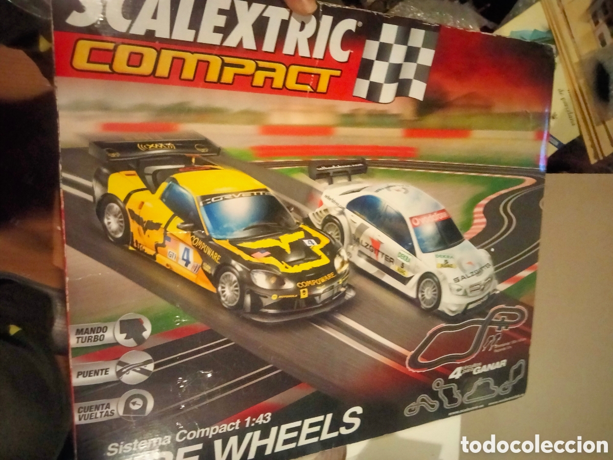 Scalextric: Scalextric compact 1/43 fire wheels - Foto 1