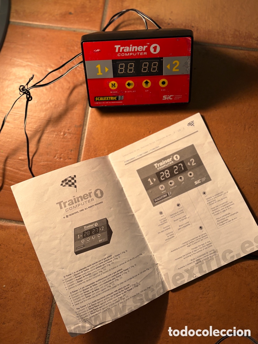 Scalextric: Trainer 1 computer scalextric con intrucciones de uso - Foto 3