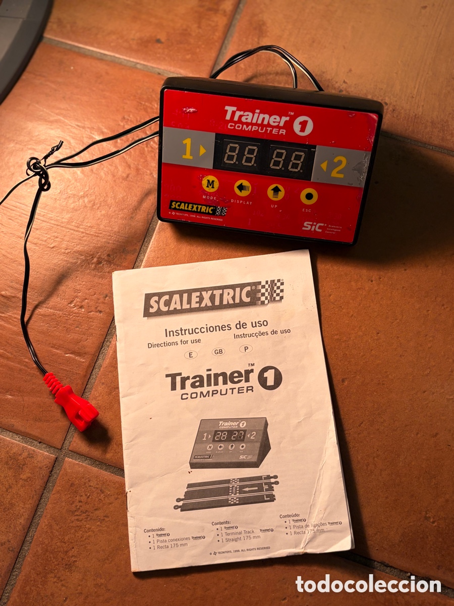 Scalextric: Trainer 1 computer scalextric con intrucciones de uso - Foto 1
