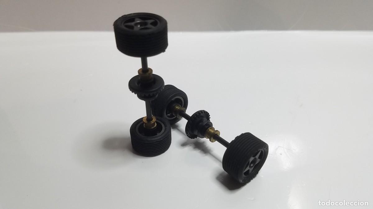 Scalextric: SLOT SCALEXTRIC TECNITOYS JUEGO EJES TREN RUEDAS SPEEDLINE TIPO FORD FOCUS SEAT IBIZA KIT-CAR