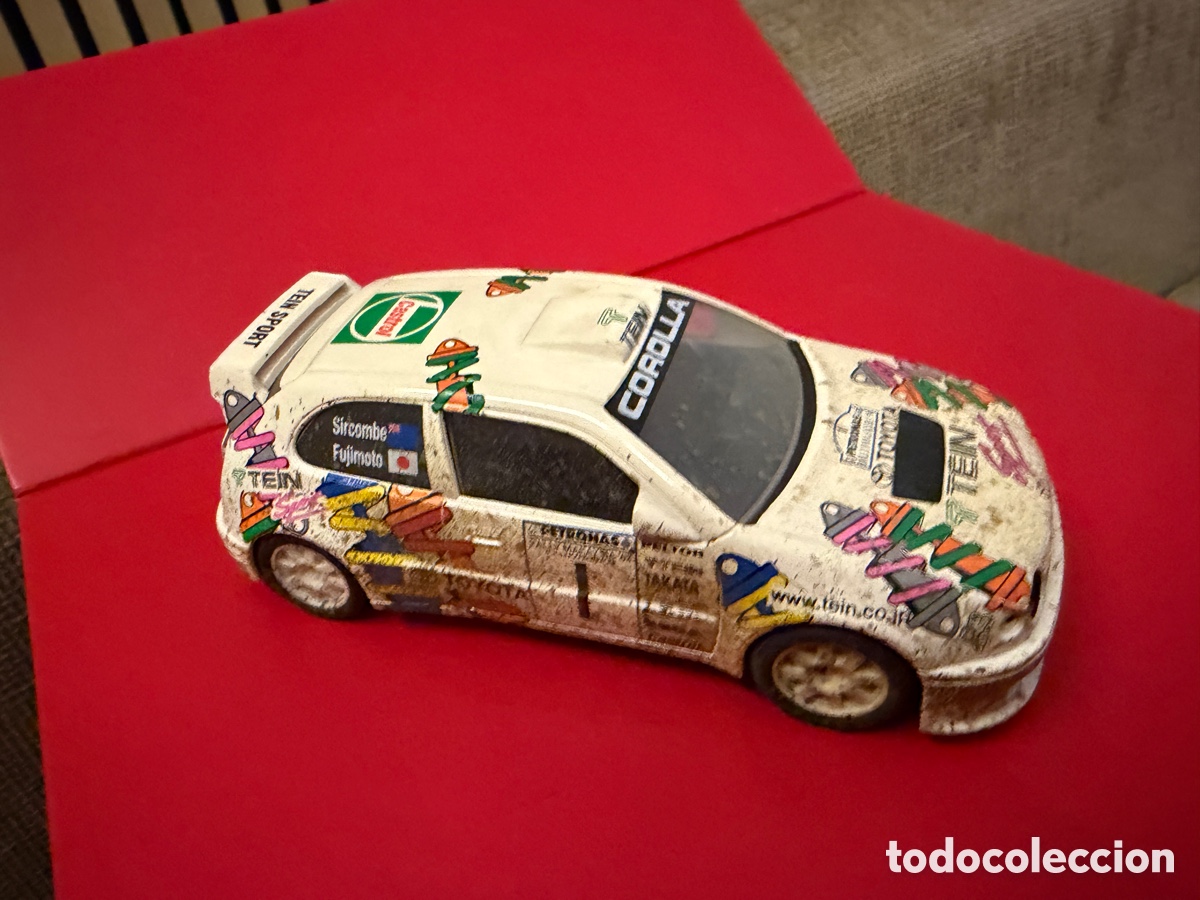 Scalextric: TOYOTA COROLLA WRC TEIN EFECTO BARRO SIN MOTOR CASTROL