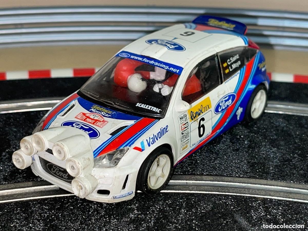 Scalextric: 1406- Scalextric TecniToys Ford Focus WRC #6 Sainz Moya Rallye Monte-Carlo slot car 1:32 scx ninco