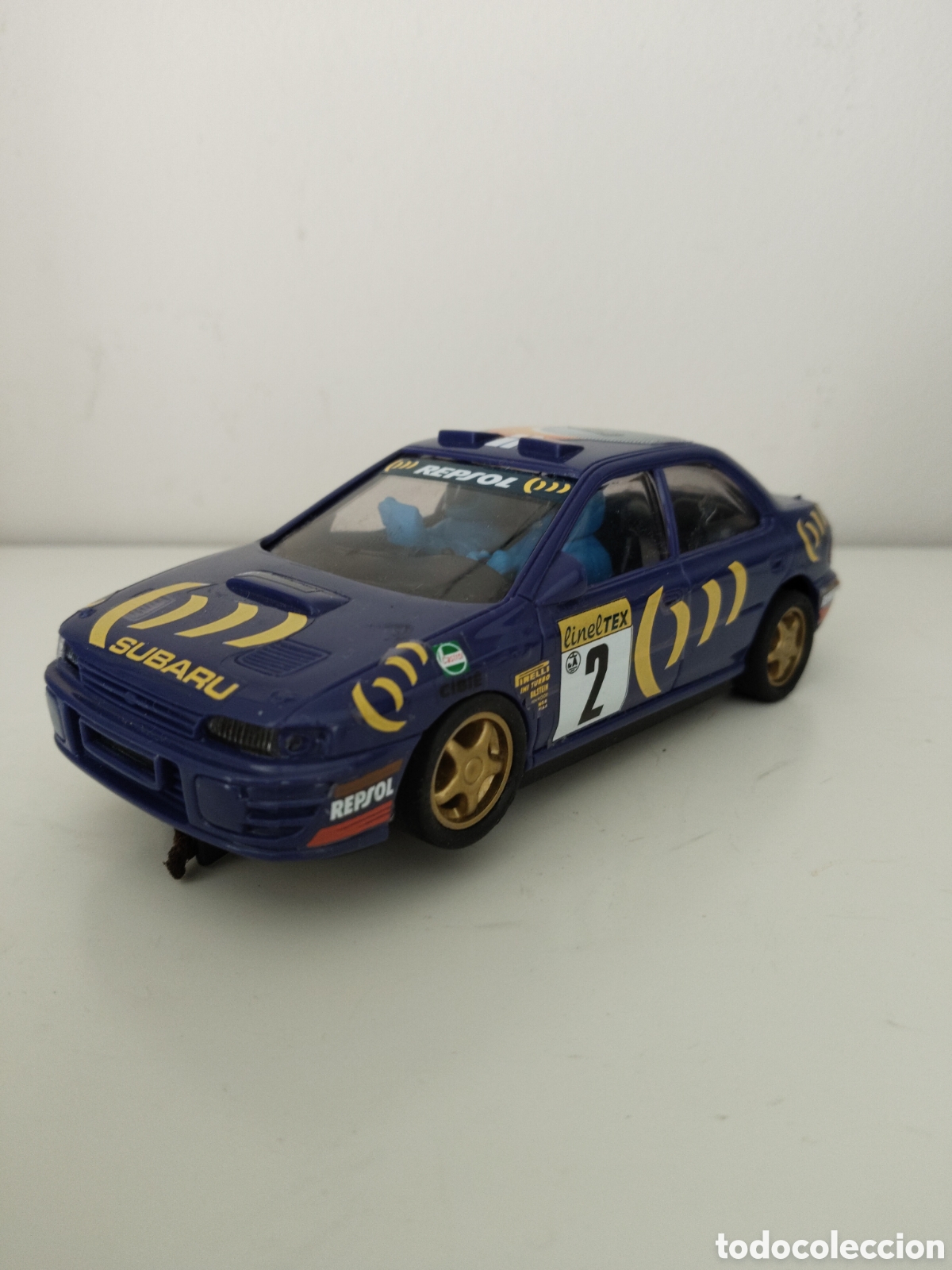 Scalextric: COCHE SCALEXTRIC SUBARU SLOT CAR