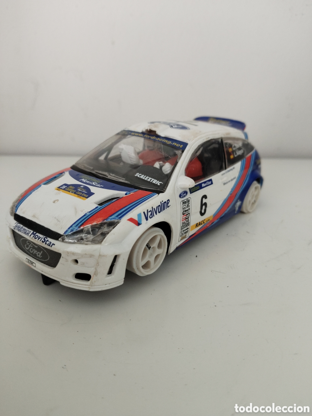 Scalextric: SCALEXTRIC SLOT CAR FORD FOCUS WRC SAINZ