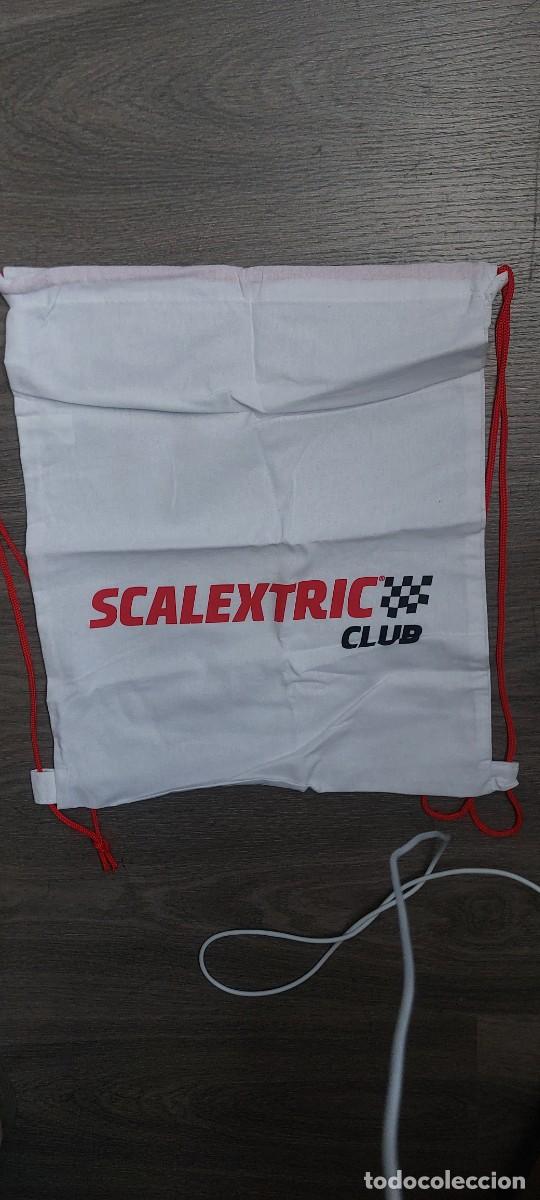 Scalextric: Bolsa mochila de algod&oacute;n Club scalestric