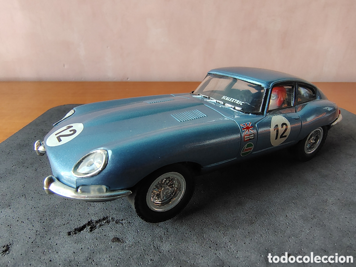 Scalextric: Coche Slot Jaguar E-type Scalextric Altaya